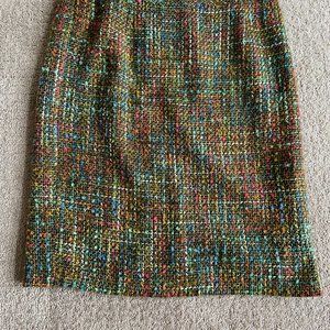 Boucle multi-color skirt